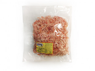 Рыбные снеки: Кальмар стружка со вкусом краба (розовая)