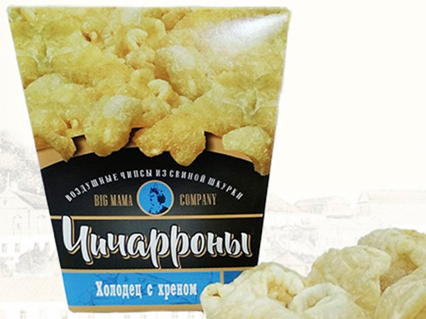 Чичарроны со вкусом холодца и хрена в Невтекамске
