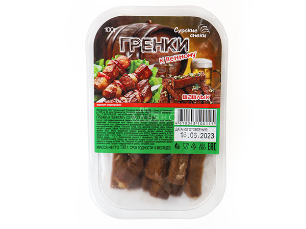 Сурские гренки Шашлык (100 гр) в Невтекамске