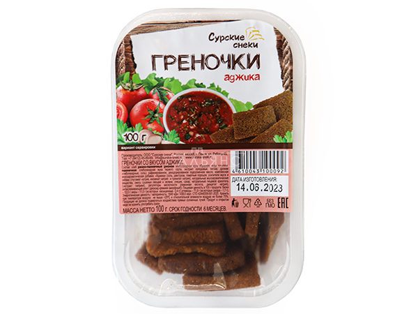 Сурские гренки с Аджикой (100 гр) в Невтекамске