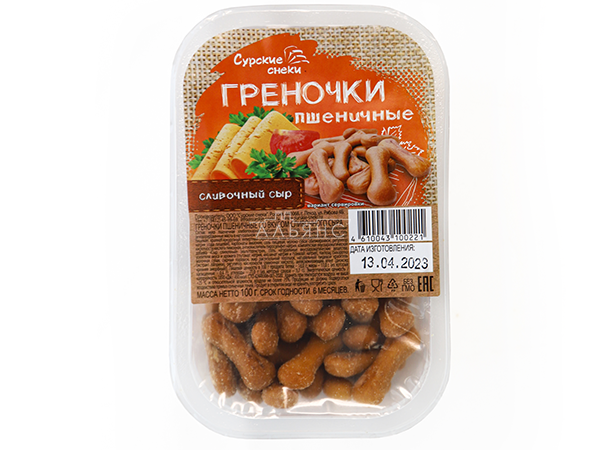 Сурские (ПШЕНИЧНЫЕ) Сливочный сыр (100 гр) в Невтекамске