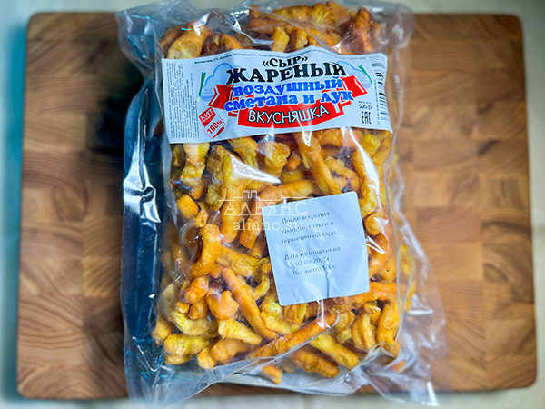 Жареный сыр "ВКУСНЯШКА" со вкусом сметаны и лука (500 гр) в Невтекамске
