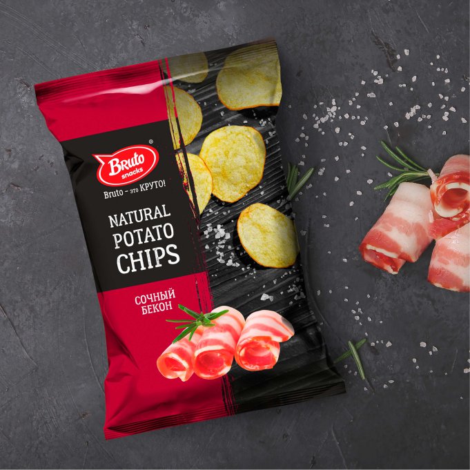 Картофель «Бруто» со вкусом бекона 130 гр. в Невтекамске