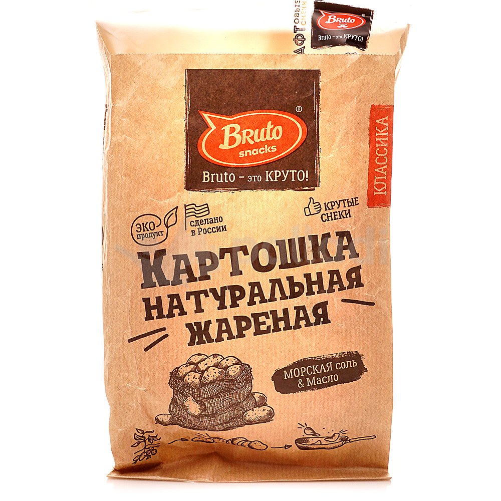 Картофель «Бруто» с солью 70 гр. в Невтекамске