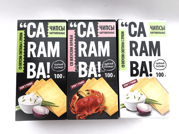 Чипсы "CARAMBA" ассорти 100 гр. в Невтекамске