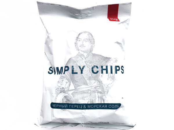 Картофельные чипсы "Simple chips" Морская соль и черный перец 80 гр. в Невтекамске